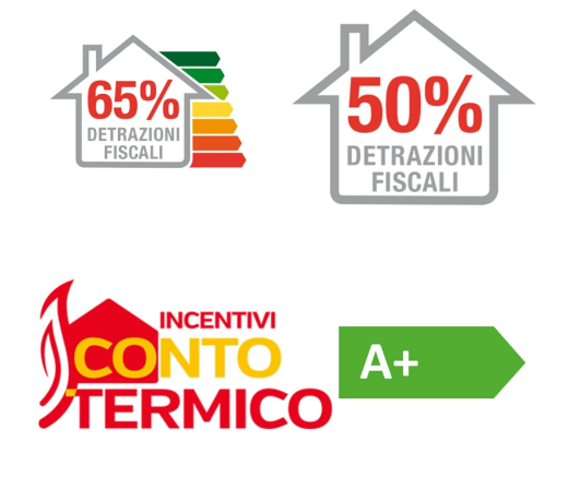 Stufa a pellet 14 kw Canalizzata "Cayenne" per ambienti moderni h 102 cm - immagine 4