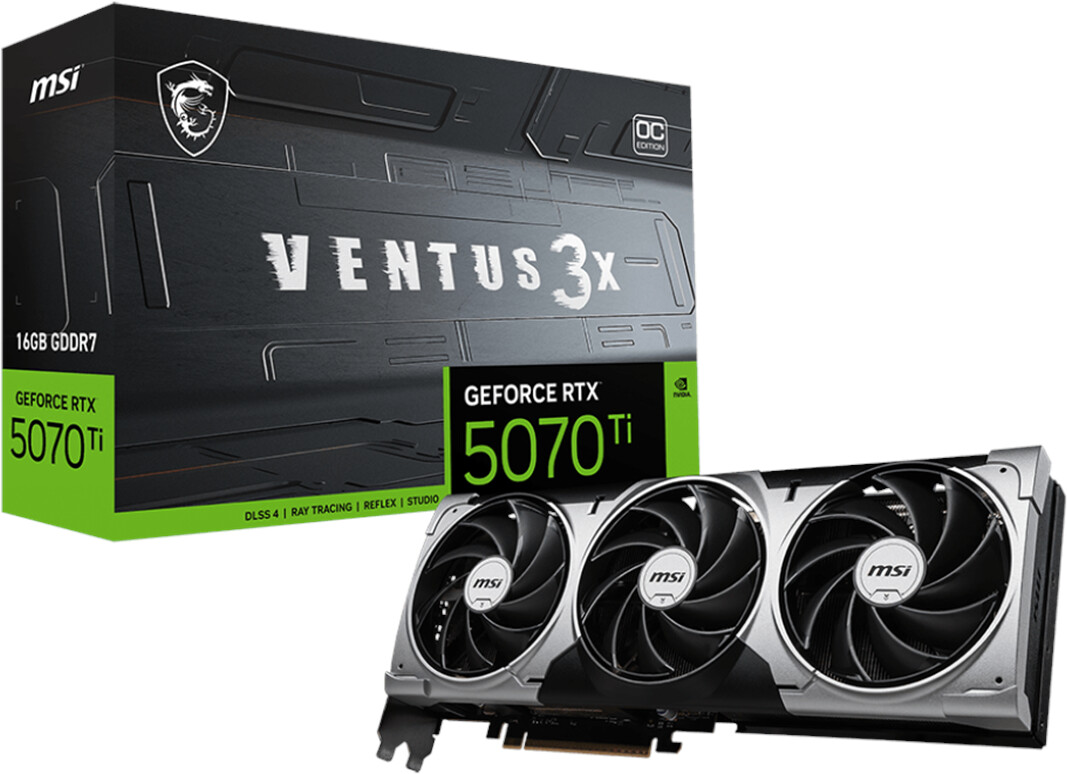 MSI GeForce RTX 5070 Ti Ventus 3X OC