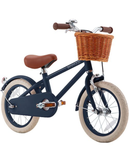 Bicicletta Classic Vintage 14″ – Navyblue – Da 3 a 6 Anni – Rotelle Rimovibili