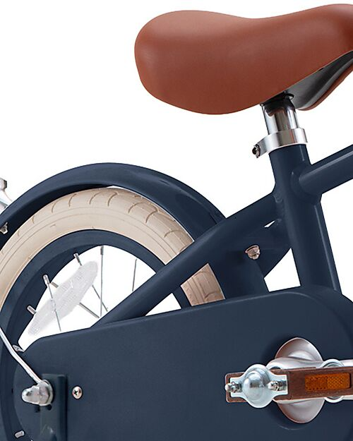 Bicicletta Classic Vintage 14" - Navyblue - Da 3 a 6 Anni - Rotelle Rimovibili - immagine 3