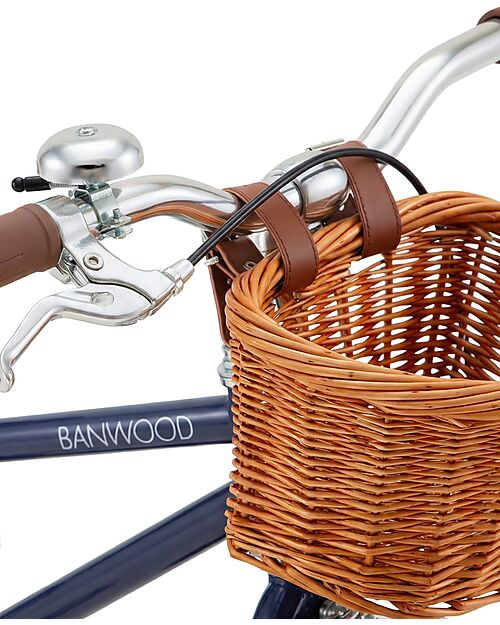 Bicicletta Classic Vintage 14" - Navyblue - Da 3 a 6 Anni - Rotelle Rimovibili - immagine 5
