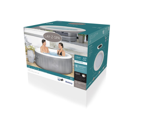 Idromassaggio gonfiabile Lay-Z-Spa St. Lucia AirJet 2-3 persone - immagine 8