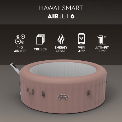 Idromassaggio gonfiabile Hawaii Lay-Z-Spa AirJet 4-6 persone - immagine 20