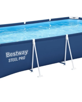 Piscina blu scuro – 400x211x81 cm