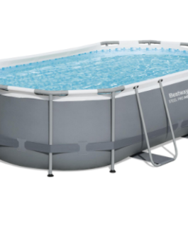 Set piscina grigio scuro da 427x250x100 cm